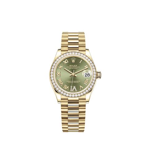 Rolex Datejust 31 watch: 18 kt yellow gold 